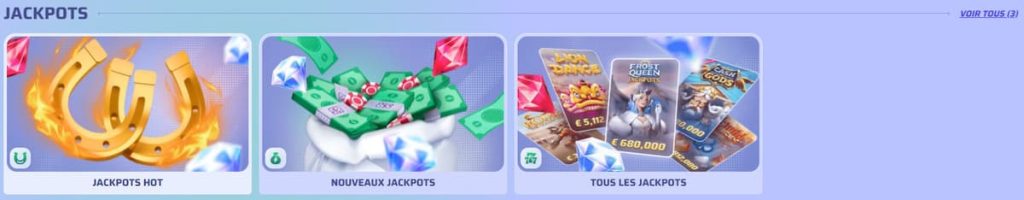 Spinrollz Casino jackpots